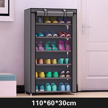 Load image into Gallery viewer, On Sale Modern Simple Wardrobe Fabric Folding Cloth Storage Cabinet DIY Assembly Easy Install Reinforcement Wardrobe Closet
