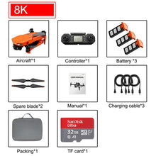 Load image into Gallery viewer, SHAREFUNBAY ICAT7 Drone 4k 8k GPS 5G WiFi two axis gimbal camera brushless motor supports TF card flight for 25 min VS sg906 pro