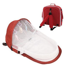 Load image into Gallery viewer, Portable Baby Crib Newborn Baby Bed Folding Travel Beds Nest Infant Bassinet Cot With Toys Mosquito Net Cribs For Baby Sleeping