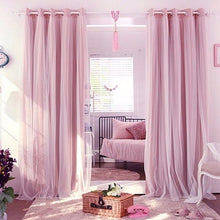 Load image into Gallery viewer, Japanese Romantic Blackout Curtain For Living Room Girls Bedroom Blackout Curtains For Window Curtains Party Tulle Drapes Panels