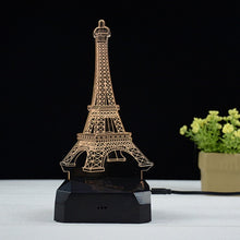 Load image into Gallery viewer, 3D Night Creative led table Acylic jellyfish cartoon luminous night light gift tower type creative lamp lighting