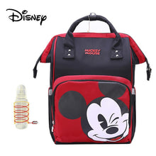 Load image into Gallery viewer, Disney Baby Diaper Bags Large Capacity Baby Stroller Insulated Bag Travel Organizer Baby Bag Set Lightweight Diaper Bag Backpack