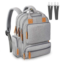 Load image into Gallery viewer, Large Capacity Mummy Bag Backpack Women Multi-Function Waterproof Nappy Stroller Bag Mom Baby Care Outdoor Travel Diaper Bagpack