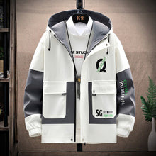 Load image into Gallery viewer, Men's Windbreaker Jackets Youth Korea Fashion Print Casual Coat Male Clothing 2021 Spring Autumn Jackets Men Dropshipping