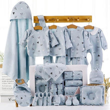 Load image into Gallery viewer, 18/22 Pieces Newborn Clothes Baby Gift Pure Cotton Baby Set 0-6 Months Autumn And Winter Kids Clothes Suit Unisex Without Box