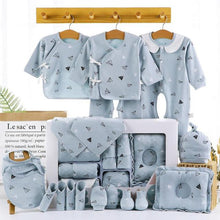 Load image into Gallery viewer, 18/22 Pieces Newborn Clothes Baby Gift Pure Cotton Baby Set 0-6 Months Autumn And Winter Kids Clothes Suit Unisex Without Box