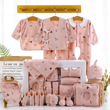 Load image into Gallery viewer, 18/22 Pieces Newborn Clothes Baby Gift Pure Cotton Baby Set 0-6 Months Autumn And Winter Kids Clothes Suit Unisex Without Box