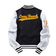 Load image into Gallery viewer, 2020 New Arrival Sale Baseball Uniform Coat Fleece Cotton Letter Preppy Style Single Breasted Bomber Jacket Brand Clothing Men