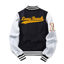 Load image into Gallery viewer, 2020 New Arrival Sale Baseball Uniform Coat Fleece Cotton Letter Preppy Style Single Breasted Bomber Jacket Brand Clothing Men