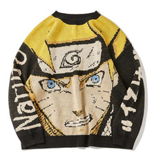 Load image into Gallery viewer, Harajuku Anime Sweater Men Oversize Pullover Hip Hop Streetwear 2020 Autumn New O-neck Mens Clothes Man Sweaters Women