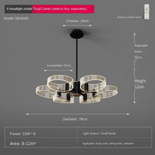 Load image into Gallery viewer, Living Room Chandelier Modern Minimalist Lamp in the Living Room Light Luxury Elegant Nordic Lamp Hall 2020 New Lighting