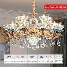 Load image into Gallery viewer, French Crystal Chandelier European Style Lamp in the Living Room Elegant Luxury Lamp Package Villa Master Bedroom