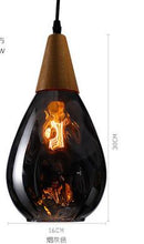 Load image into Gallery viewer, Rome elegant Brown glass Pendant lamp Tiffany Lighting 1 Pcs Glass Hanging Luminaire Kitchen Foyer Glass Shade Coffee Bar Lamp