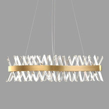 Load image into Gallery viewer, Elegant Crystal Pendant Lights Modern Gold Sivler Black Led Hanging Lamp Ac110v 220v Home Decorative Pendant Lamp For Restaurant