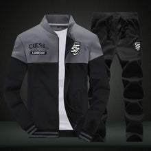 Load image into Gallery viewer, 2021 spring suit men's new sportswear autumn suit clothing sportswear men's zipper sweatshirt + sports pants men's sports suit