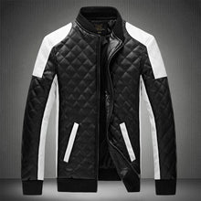 Load image into Gallery viewer, 2021 Mens Leather Jackets Casual High Quality Classic Motorcycle Bike Jacket Men Plus Thick Coats Spring/ Autumn chaqueta hombre