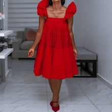 Load image into Gallery viewer, Cute Women Summer Spaghetti Strap Dress Lotus Plaid Stitching Casual Loose Dress Kawaii Girls White Pink Party Streetwear 2021