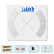 Load image into Gallery viewer, Bluetooth Body Fat Scale electronic Digital scale Smart Weight scale Floor Bathroom scale balance body weighing scale BMI index