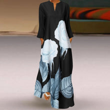 Load image into Gallery viewer, Spring Women's Sundress Bohemian Floral Long Dress ZANZEA 2021 Casual Long Sleeve Party Holiday Vestidos Kaftan Robe Dresses