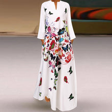 Load image into Gallery viewer, Spring Women's Sundress Bohemian Floral Long Dress ZANZEA 2021 Casual Long Sleeve Party Holiday Vestidos Kaftan Robe Dresses