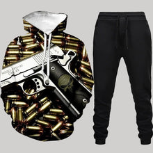Load image into Gallery viewer, 2021 Fashion 3D Hoodies Suits Men's Sweatshirt Joggers Funny Harajuku Print Set Fall Winter Unisex Tracksuit Clothes Pant