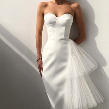 Load image into Gallery viewer, Summer Sexy Halter Off Shoulder Party Dress Women Elegant Spaghetti Strap Spliced Mesh Dresses Ladies Ballet Clothing Vestidos