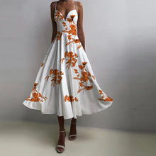 Load image into Gallery viewer, Summer Sexy Halter Off Shoulder Party Dress Women Elegant Spaghetti Strap Spliced Mesh Dresses Ladies Ballet Clothing Vestidos