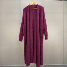 Load image into Gallery viewer, Luxury Long Faux Mink Fur Cardigans For Women New 2021 Autumn Winter Women's Sweaters Oversize Coat Female Pull