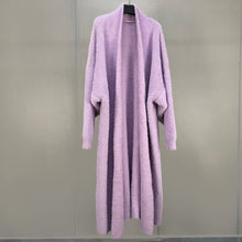 Load image into Gallery viewer, Luxury Long Faux Mink Fur Cardigans For Women New 2021 Autumn Winter Women's Sweaters Oversize Coat Female Pull