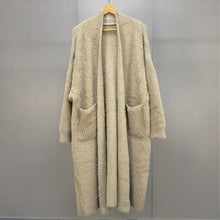 Load image into Gallery viewer, Luxury Long Faux Mink Fur Cardigans For Women New 2021 Autumn Winter Women's Sweaters Oversize Coat Female Pull