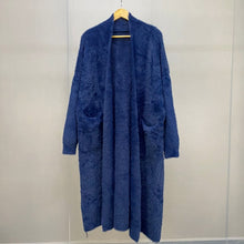 Load image into Gallery viewer, Luxury Long Faux Mink Fur Cardigans For Women New 2021 Autumn Winter Women's Sweaters Oversize Coat Female Pull