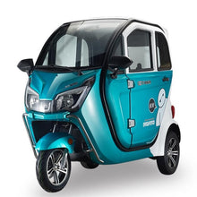 Load image into Gallery viewer, High Speed Luxury Adult Electric Tricycle Solar Mini Car Mobility Scooter Electric Vehicle With 3 People Seats Capacity
