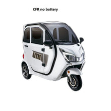 Load image into Gallery viewer, High Speed Luxury Adult Electric Tricycle Solar Mini Car Mobility Scooter Electric Vehicle With 3 People Seats Capacity