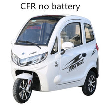 Load image into Gallery viewer, 2021 Electric Adult Motorized Tricycle 1kw 3 Wheels Passenger Vehicles Small Tuk Tuk Car Elderly Mobility Scooter