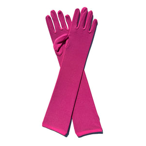 Ladies Fashion Milk Silk Stretch Gloves