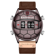 Load image into Gallery viewer, Mens Large Dial Roller Scale Sports Waterproof Steel Band Watch
