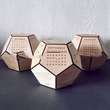 Load image into Gallery viewer, Wooden Calendar Dodecahedron Christmas Gift
