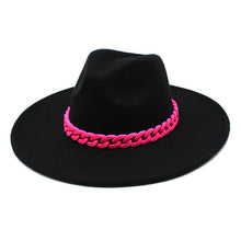 Load image into Gallery viewer, Men&#39;s And Women&#39;s Large Brim Wool Top Hat
