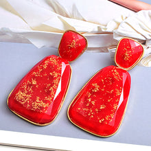 Load image into Gallery viewer, Fashion Earrings Long Resin Geometric Shape Earrings Jewelry
