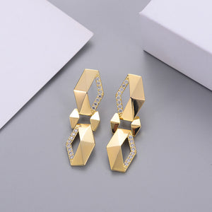 Earrings Simple Temperament Inlaid Pearl Ear Hook Earrings
