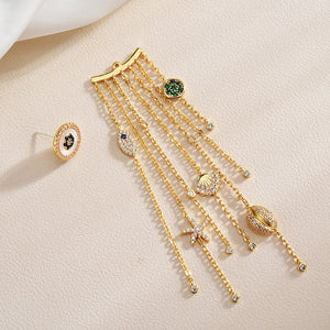 Tassel Earrings Temperament Super Fairy Net Red Earrings