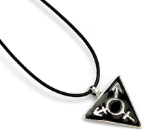 Load image into Gallery viewer, triangle pendant necklace
