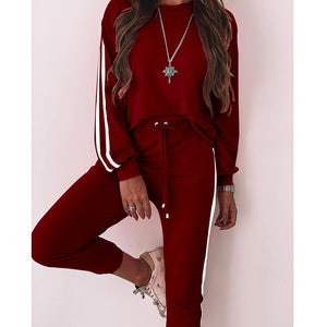 Fashion Loose Long Sleeve Casual Suit