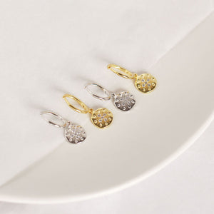 INS Style Baroque Diamond Earrings Earrings
