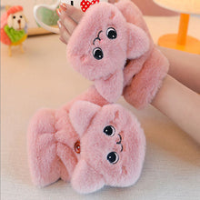 Load image into Gallery viewer, Cute Clamshell Warm And Velvet Padded Gloves
