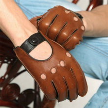 Load image into Gallery viewer, Men&#39;s Driving Leather Driving Touch Screen Gloves
