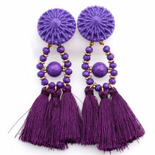 Load image into Gallery viewer, Tassel earrings earrings
