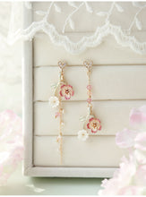 Load image into Gallery viewer, Girl heart ins wind Japanese style earrings
