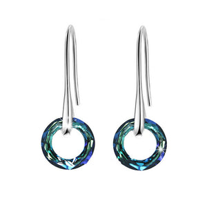 Crystal S925 Universe Simple Ear Hook Earrings