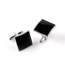 Load image into Gallery viewer, Fashion Square Oil Dripping Cufflinks Personalized Men&#39;s Shirt Cufflinks
